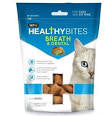 Mark and Chappell Ltd Vet Iq Healthy Bites Cat  Breath & Dental Treats 65g